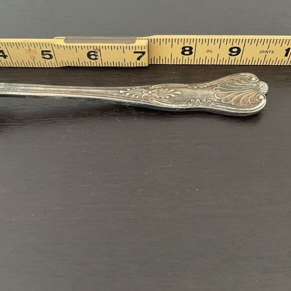 Sheffield England EPNS A1 Kings Pattern Silver Plated Round Fruit Serving Spoon - Picture 9 of 10